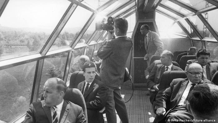 Первый рейс нового Золота Рейна между Амстердамом и Базелем в мае 1962 года