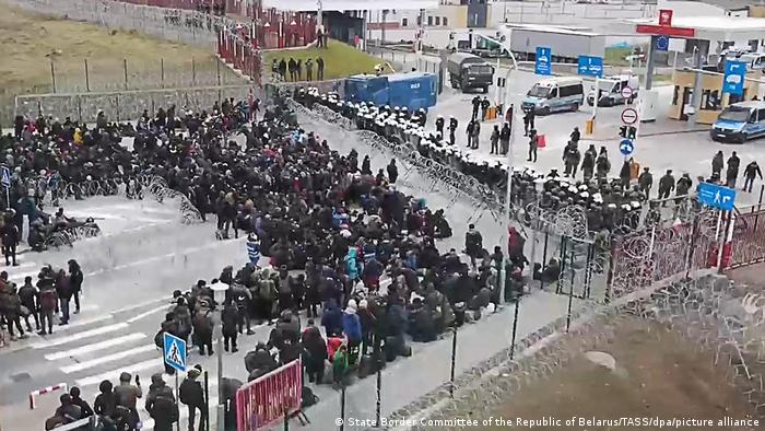 Мигранты и беженцы на границе Беларуси с ЕС