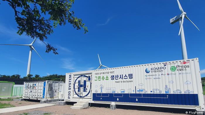 Производство зеленого водорода в Южной Корее на острове Чеджу компанией G-Philos