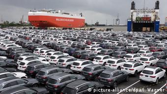 Экспорт немецких автомобилей из порта Бремерхафен