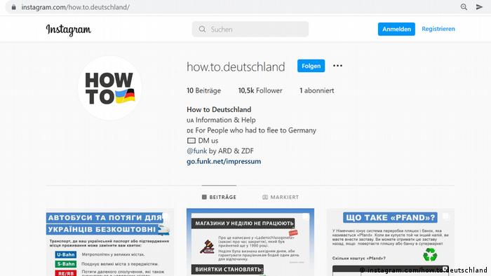 Практические советы для беженцев - на канале How to Deutschland в Instagram