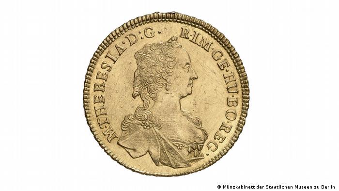 Монета с изображением императрицы Марии Терезии