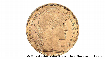 Монета с изображением Марианны - символа Французской Республики