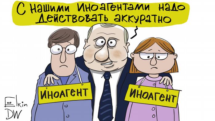 Карикатура Сергея Ёлкина