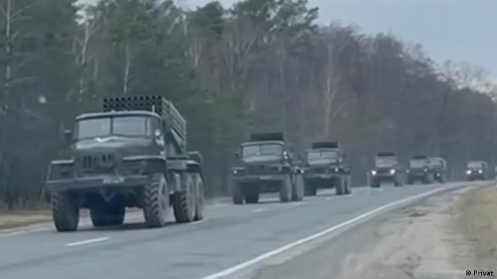 Российская военная техника идет в Украину и через Беларусь