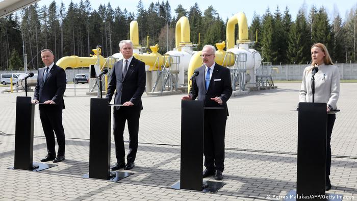 5 мая 2022 года, торжественная церемония открытия польско-литовского интерконнектора GIPL