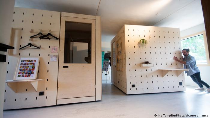 Передвижные жилые модули, разработанные командой Университета прикладных наук Ахена для конкурса Solar Decathlon Europe - 2022