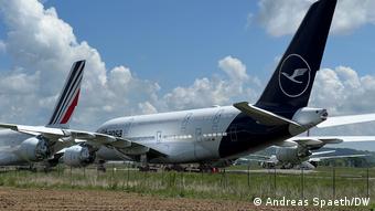 Один из списанных A380 авиакомпании Lufthansa, который хотят вернуть в эксплуатацию 