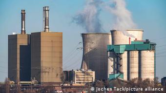 Газовая электростанция сталелитейного завода Hüttenwerke Krupp Mannesmann в Дуйсбурге 