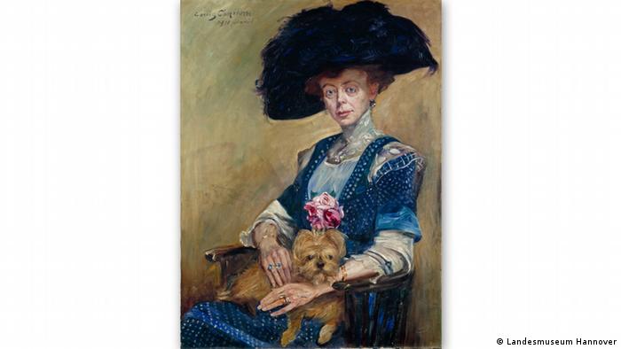 На этой картине 1911 года немецкий художник Ловис Коринт изобразил свою знакомую, госпожу Лютер.