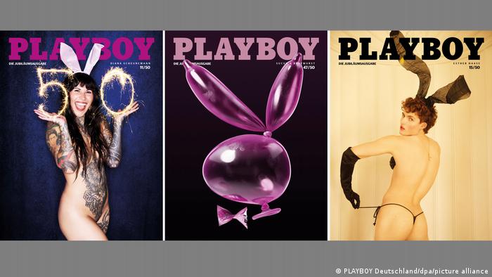 Три обложки из 50: немецкоязычный Playboy подготовил к своему юбилею необычную концепцию