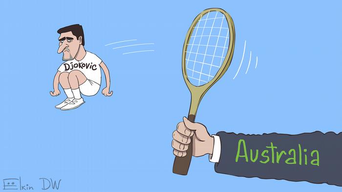 DW Karikatur, Novak Djokovic